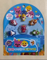 📦現貨📦 韓國直送 Pinkfong Baby Shark 迷你公仔模型擺設 1套6隻 生日蛋糕裝飾 cake toppers figure