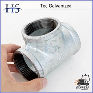 GI Pipe Fittings Galvanized TEE 1/2”, 3/4 , 1”