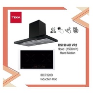 Teka DSI 90 AD VR2 Hood (1500m3/h) + Induction Hob IBC7320