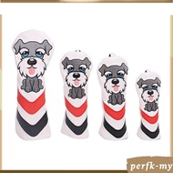 [PerfkMY] Waterproof PU Leather Golf Headcover 1 3 5 UT Woods Fairways Driver Hybrid Head Cover  W/ 