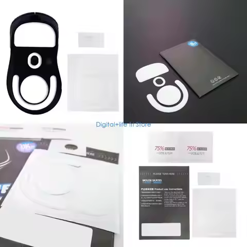 E06D Game Mouse Skates Esports Game Mouse Feet for GProX Superlight 2 Gaming Mouse Pad Strong Adhesi