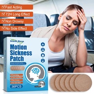 10pcs Car Motion Sickness Patch Set – Anti-Dizzy Travel Relief Patches