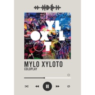 Poster Coldplay album Mylo Xyloto With Song Barcode, Music