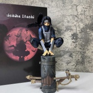 Anime Naruto Figure Uchiha Squatting Itachi Figure Naruto Itachi Statue Model Trendy Toys Dolls Gift