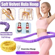 Velvet Spring Hula Hoop Silent Spring Hula Hoop Soft Hula Hoop Portable Polyester Soft Body Hula Hoo