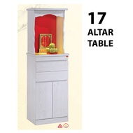 KABINET ALTAR SEMBAHYANG/ANCESTOR TABLE/PRAYER CABINET WITH TOP/祖先台/BUDDHA TABLE / PRAYER TABLE /FEN