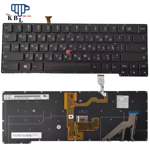 Original New Hebrew Thailand Language For Thinkpad X1 Carbon Gen 2 2nd 2014 Backlight Laptop Keyboar