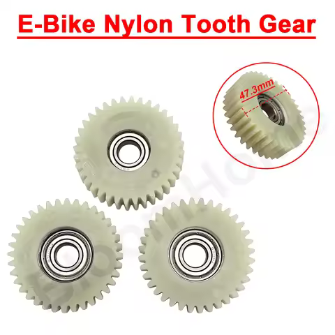 47.3x13.5mm 36T Electric Bicycle Planetary Gears With 10mm 6900Z Bearings Wheel Hubs Bike Nylon Toot