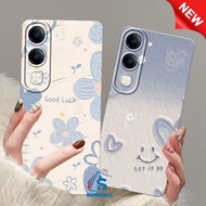 Softcase VIVO Y04 4G 2025 / Y29S 4G 2025 Latest Aesthetic Blue Motif - Vivo Casing - Vivo Case - Viv