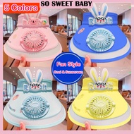 Kids Girl Boy Sunscreen Hat with Fan Empty Top Hat USB Rechargeable Cute Adjustable UV Cap Hat Topi
