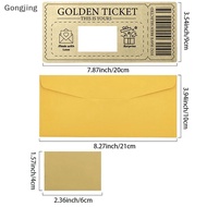 [Gongjing] Scratch-off Card Raffle Gift Scratch Off Ticket Golden Ticket Surprise Concert Ticket Par