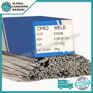 KAWAT LAS TIG ALUMINIUM ER 5356 1.6MM CPROWELD / FILLER 1.6 MM ER5356 - DREAMS WOOD