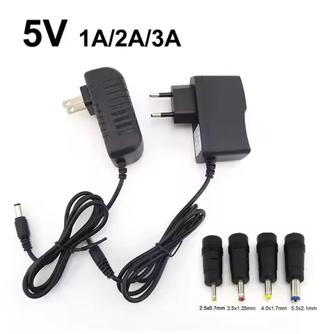 DC 5V 1A 2A 3A DC power supply Adapter AC 240V Converter Supply Charger 5.5x2.5mm 4.0x1.7mm 3.5x1.35