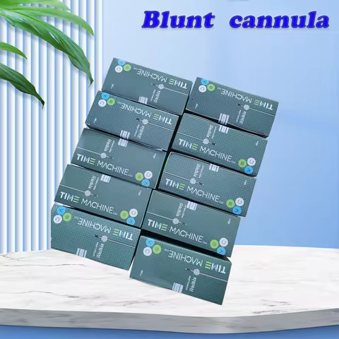 50pcs High Quality Micro Blunt Needle Canula 14G 90MM 18G 100MM Blunt Tip Cannula Needle For Filler 