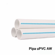 PVC Pipe AW 4 inch 1 meter Pipe PVC AW 4" Pipe White PVC Pipe 4 inch