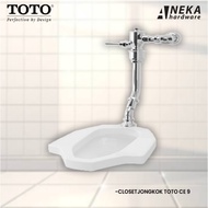 [✅Baru] Closet Toto Jongkok Ce 9 Full Set Flush Valve