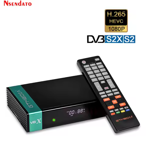 GT MEDIA V8X Full HD DVB-S S2 S2X Satellite TV Receiver With 2.4G Wifi H.265 gtmedia v8x Satellite D