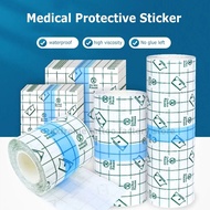 【LZ】 Medical Bandage Waterproof Tattoo Wound Repair Film Transparent Dressing Skin Breathable Adhesive Bandage Tape Plaster Sticker