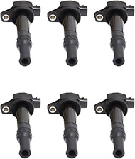 YYDSKKUDS 6PCS 27301-3E400 UF558 Ignition Coil Compatible with Hyundai Santa Fe/Kia Optima Rondo 2.7