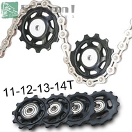 AARON1 Bicycle Pulley Wheel Pulley Jockey Wheel 11T 12T 13T 14T Cycling Rear Derailleur Bicycle Part