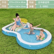 Bestway54168 Kolam Renang Lutsinar Tiup, Kolam Renang Bayi, Kolam Renang Keluarga