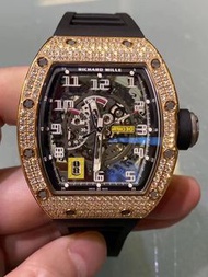 理查德•米勒 RM 030 玫瑰金半鑽 手錶 全新現貨 Richard Mille [NEW] RM 030 Rose Gold/Titanium Diamonds Watch