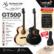 NortherlyGale / NG GT500 41inch - JF body shape Cutaway Acoustic Guitar (Without EQ)  (With EQ)