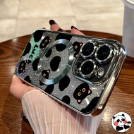 Luxury Magnetic Plating Phone Case For Realme C67 C65 C60 C15 C25 C25S C30 C30S C55 C53 C51 C35 C33 