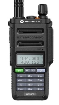 MOTOROLA GP2000 Walkie Talkie Two-Way Radio UHF  VHF Transceiver set (NTC Type Approved) long range 