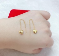 10k Gold Heart Tictac Earrings