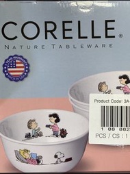 停售）Corelle Snoopy Soup Bowl 3P Set 美國康寧 x 史努比湯碗 3P套裝