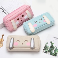 Cute Rabbit Pencil Case Cartoon Pencil Box School Stationery Box Large Capacity Pencil Cases for Student Pen Bag