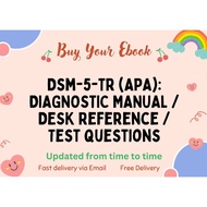DSM-5-TR 5E - Diagnostic Manual / Clinical Cases / Desk Reference / Test Questions