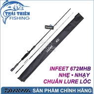 Genuine Daiwa Infeet 672MHB 2m01 Lure Rod Fuji Fazlite Bass Snakehead Fishing Rod
