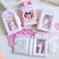 High Beauty Pink Strawberry Grid Love Wings 3-inch Card One Palace Grid Polaroid Storage Book