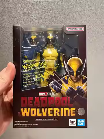 Bandai SHF Wolverine Deadpool and Wolverine Deadpool 3 Marvel 2024 Movie Version