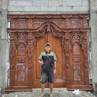 Gebyok kusen pintu ukir jati (15)