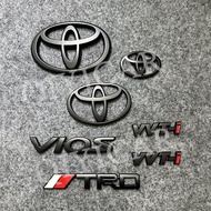 Toyota VIOS DUGONG 2007-2013 NCP93 Matte Black Front and RearTOYOTA Logo