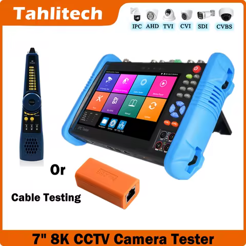 IPC9800 Movtadhs Pro Pip 8mp Cctv Tester Monitor Cctv Tools 보조 모니터 모니터 Utp Testing Tool Video Tester