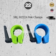 SBL M222A Nylon Pole Clamps wAdjustment Handle