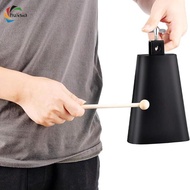 chulisia Drum Cowbell Mount Clamp with Cowbell Drum Set Percussion Accessory Easy Installation Hoop 