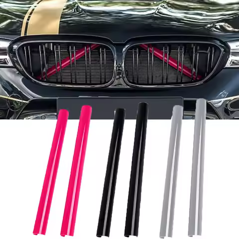 2pcs Front Grille Bar V Wrap For BMW FOR 1 2 3 4 Series F30 F31 F32 F34 F35 F36 FOR G20 G21 G28 G29