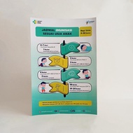 Children's Immunization Schedule Poster/ Immunization Poster Baby Immunization Poster 0-24 Months