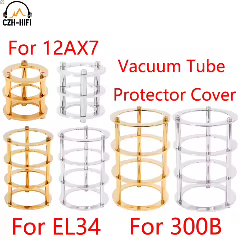 Vacuum Tube Guard Protector Electronic Valve Cage Cover for 12AX7 12AU7 6DJ8 5670 KT88 EL34 5881 CV1