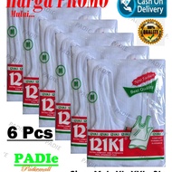 Price of CT0jk 6 PCS Men's Undershirts / Singlets RIKI White/Black Size M, L, XL, XXL=LLL M77 Best
