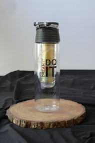 premium INFUSED WATER BOTTLE/BOTOL MINUM INFUSED WATER BLACK