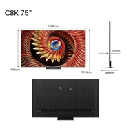 Tcl 2025 New | C8k Premium Qd-mini Led 4k Tv 75inch