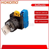 HOKOMO 22MM KEY SELECTOR SWITCH ON/OFF 1NO,ON/OFF/ON 2NO(KW1K-2AE10,3AE20)