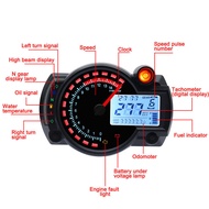 LY Universal LCD Digital Motorcycle - Rx2n Odometer Speedometer Meter Instrument Adjustable MAX 299