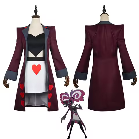 Velvette Anime Hazbin Hotel 2nd Season Cosplay 3V Women Adult Halloween Party Stage Costume Carnival